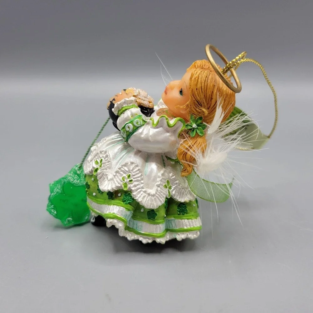 Vintage Irish Blessings Angel Heirloom Ornament Ashton Drake Irish Blessings